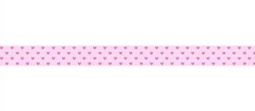 Klebeband Reispapier rosa Herz Abschnitt
